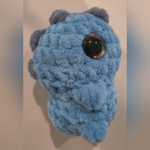 Crochet Blue Tiny Dino